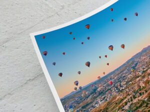 Papiers fins, photographiques et toiles (canevas)